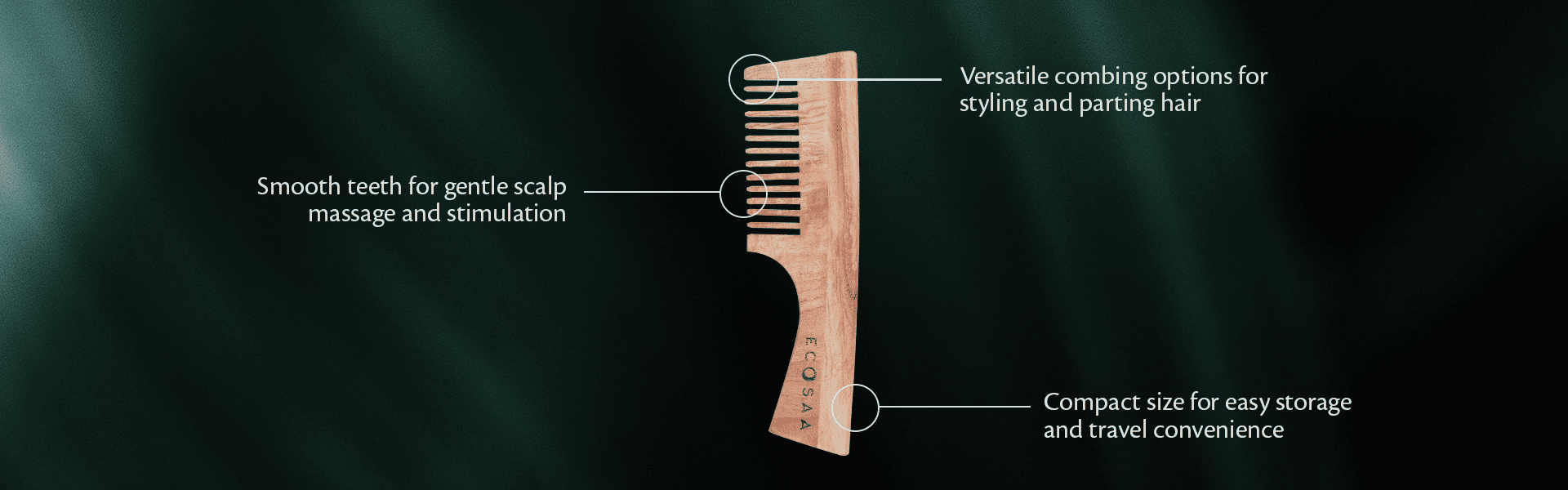 Wooden Comb for Hair